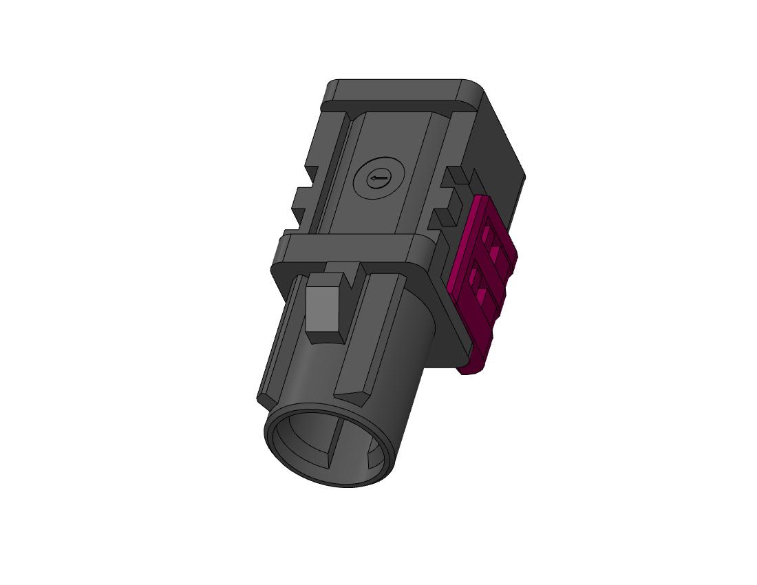 FAKRA ST SINGLE PLUG HSG ASSY_A