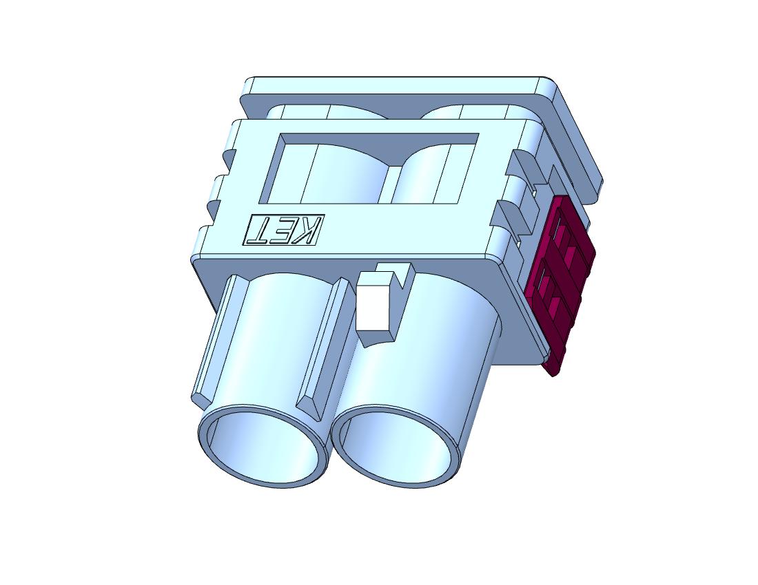 FAKRA ST DUAL PLUG HSG ASSY_B
