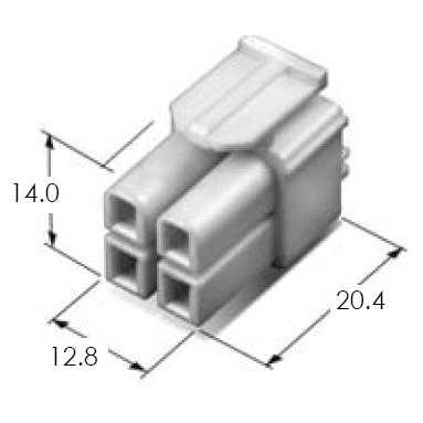 1806 4F PCB HOUSING