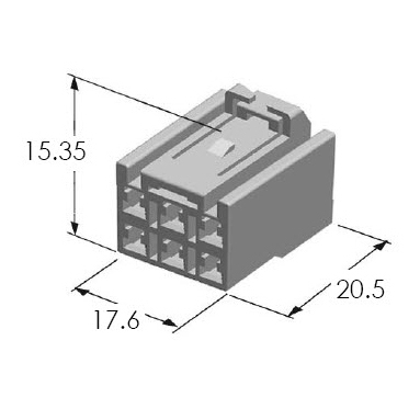 090II 6F HOUSING(SINGLE LOCK)