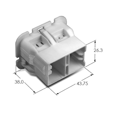 DOOR 34M HOUSING(090II 13P+050 21P)