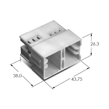 DOOR 34M HOUSING(090II 13P+050 21P)