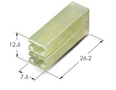187 P-LOCK 2F HOUSING(P:7.0MM)