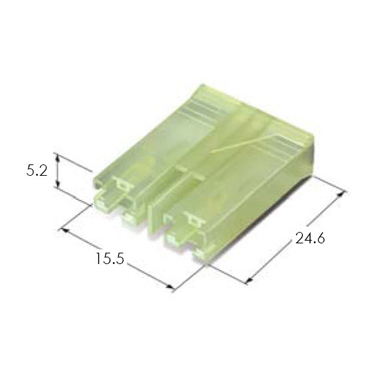 187 P-LOCK 2F HOUSING(P:12MM)