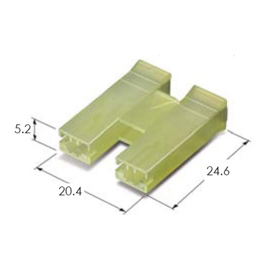 187 P-LOCK 2F HOUSING(P:13MM)