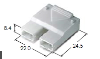 250 P-LOCK 2F HOUSING(GWIT)