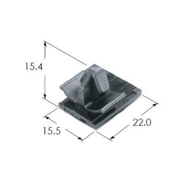 375 WP 1P CLIP (φ7 KEY HOLE)