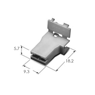 250 P-LOCK FLAG 1P HOUSING(HINGE)