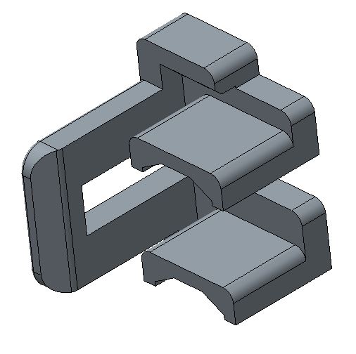 110 P-LOCK 2P REAR-HOLDER (P:5.0mm)