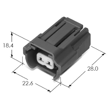 090 WP 2F CONN'T ASSY(INJ)