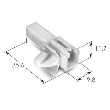 090II 1M CONN'T ASSY(CLIP)