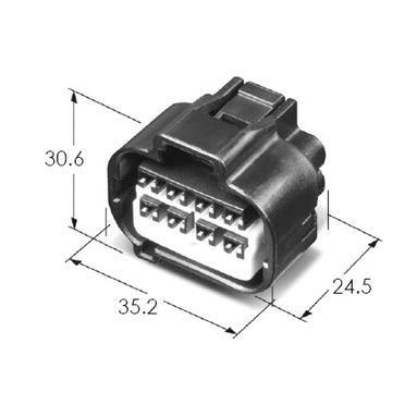 090II WP 8F CONN'T ASSY