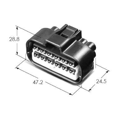 090II WP 12F CONN'T ASSY