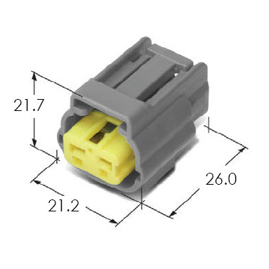 090 WP D/L 2F CONN'T ASSY