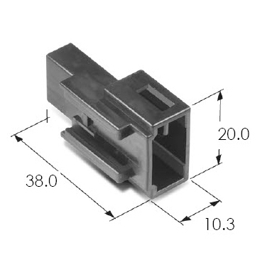 090II 2M CONN'T ASSY(SPK)