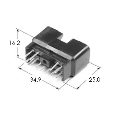 090II 11M PCB CONN'T ASSY(V)