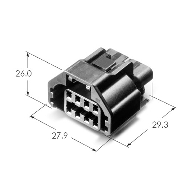 040 WP 8M CONN'T ASSY(RK-08FB)