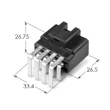 187II 8M PCB CONN'T(HZT)