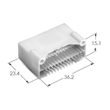 025 28M PCB CONNECTOR (VRT)