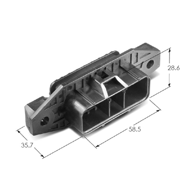 DOOR 31M CONN'T ASSY(118 4P+070 27P)