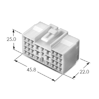 DOOR 32F CONN'T ASSY(187II 4P+090II 28P)