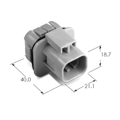 110 WP 4M CONN'T ASSY(HEAD LAMP)