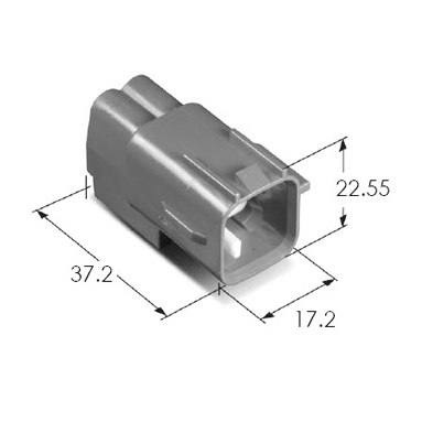 090II WP 3M CONN'T ASSY