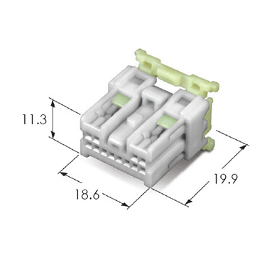030 12F CONN'T ASSY(91A)