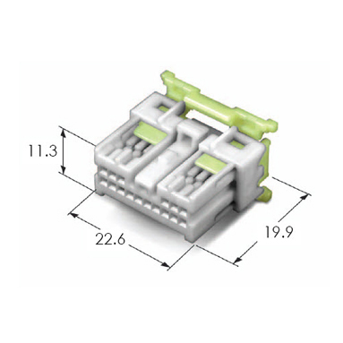 030 16F CONN'T ASSY(91A)