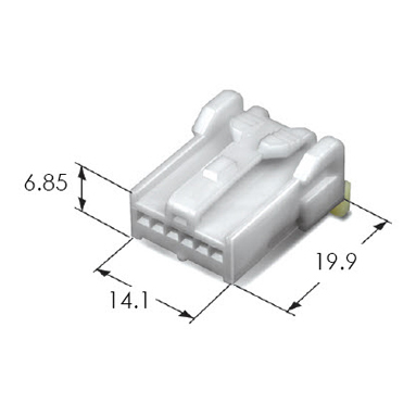 030 6F CONN'T ASSY(91A)