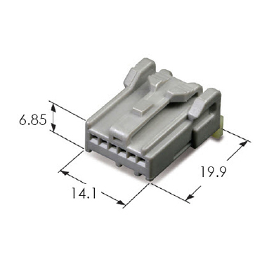 030 6F CONN'T ASSY(91A)