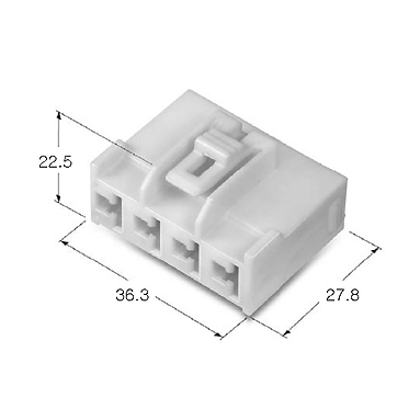 312 II 4P PLUG CONN'T ASSY