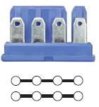 187 JOINT 8P PLUG HSG ASSY(4+4)