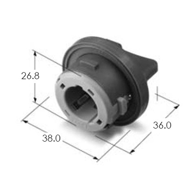 TURN SIGNAL B/H WP CONN'T ASSY(SINGLE)