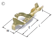Φ6.4 EARTH RING TERMINAL(STOPPER-L)