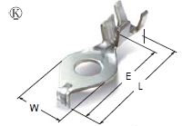 Φ6.4 EARTH RING TERMINAL - STOPPER(S)