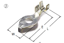 Φ6.4 EARTH RING TERMINAL (S)