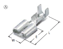 205 SLIP ON FEMALE TERMINAL