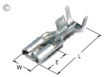 187 P-LOCK FEMALE TERMINAL(L-NT)
