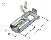 250 P-LOCK FLAG SLEEVE TERMINAL