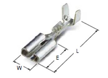 187 D/L FEMALE TERMINAL(S)