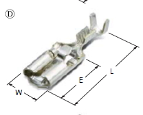 250 P-LOCK FLAG SLEEVE TERMINAL(L)