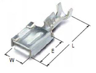 187II FEMALE TERMINAL(L)