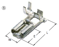 250 P-LOCK FLAG TERMINAL