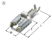 250 SLIP ON LOCK TERMINAL(SS)