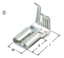 187 SLIP-ON FLAG TERMINAL
