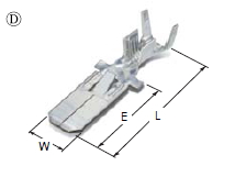 312 SLIP IN MALE TERMINAL(S)