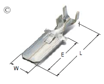 375 SLIP IN MALE TERMINAL(L)