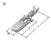 250 SLIP-ON MALE TERMINAL(M)