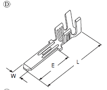 110 SLIP IN MALE TERMINAL